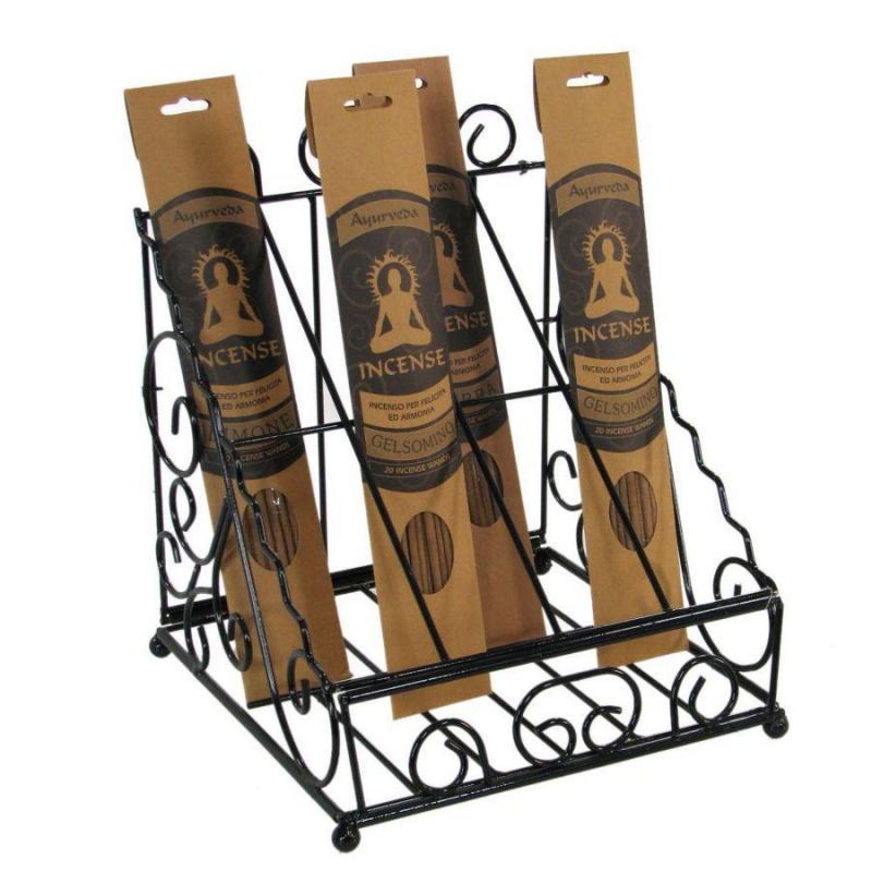 Espositore incenso solo ferro 8 posti cmÃ¸24h27x24