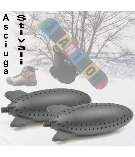 Essiccatore Deumidificatore Per Scarpe Scarponi Dopo Scii Deodorante Antibatteri         