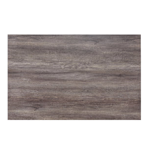 Tavolo da pranzo (rovere antico) + 6 sedie da pranzo in grigio scuro - 140x90 cm 03_0004238