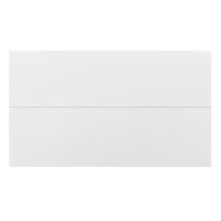 Set Pranzo con Tavolo 140x90 cm e 6 Sedie in Similpelle - Bianco / color Crema [en.casa]