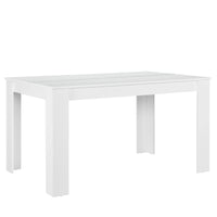 Tavolo da Pranzo Nora Tavolo da Cucina Fino a 6 Posti 77x140x90cm Bianco [en.casa]