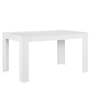 Tavolo da Pranzo Nora Tavolo da Cucina Fino a 6 Posti 77x140x90cm Bianco [en.casa]