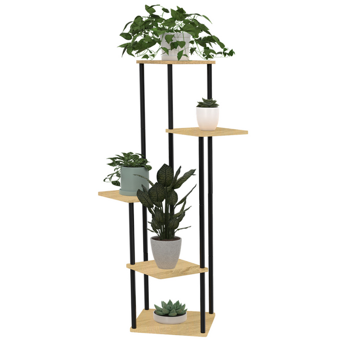 IDMarket - Estante para macetas - DETROIT soporte para plantas 106 cm diseño industrial