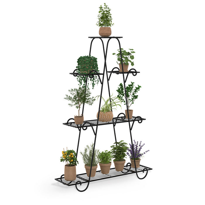 IDMarket - Estante para macetas - soporte metálico para plantas