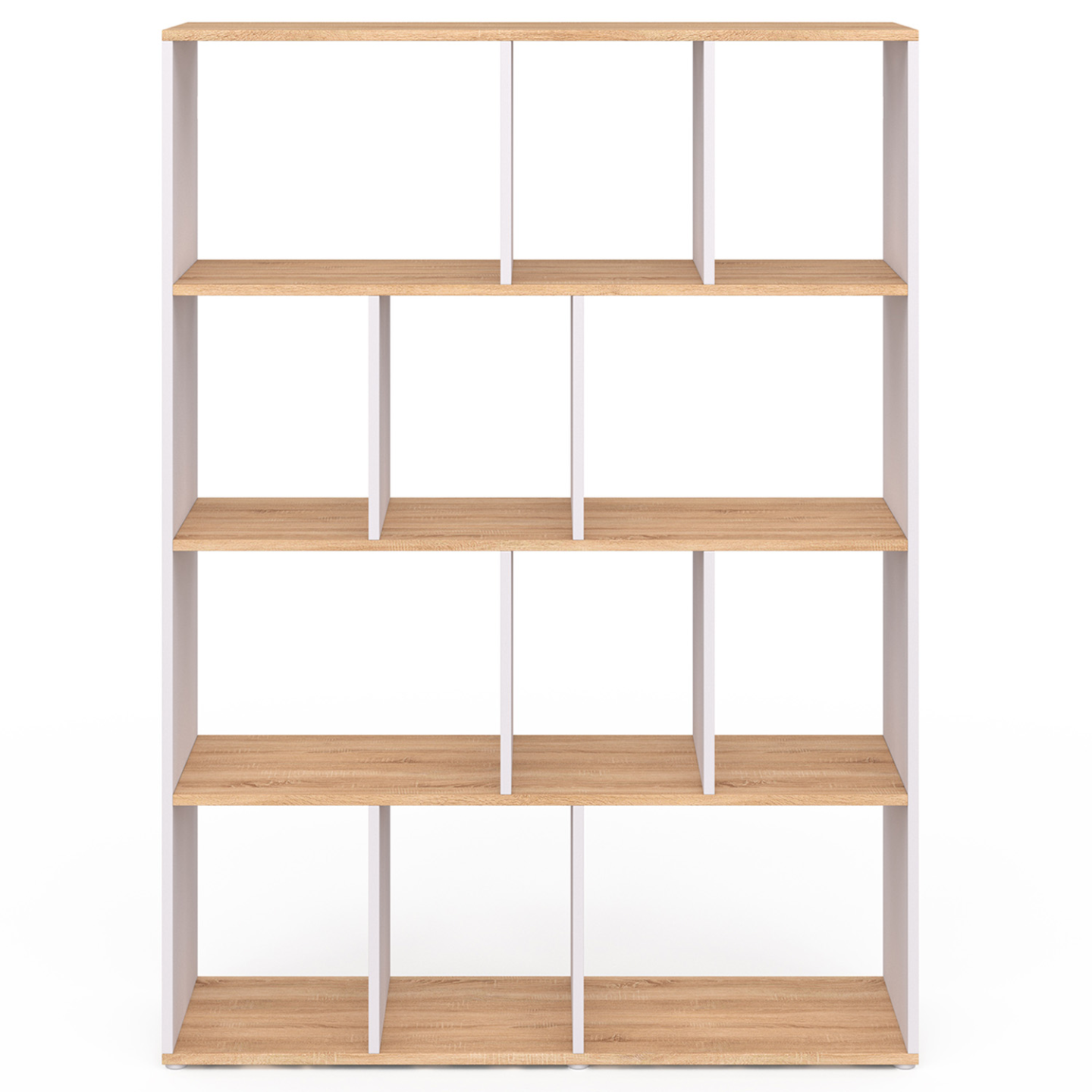 IDMarket - Estantería COLETTE con XX compartimentos efecto madera H.XX cm