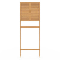 IDMarket - Estantería sobre WC armario de bambú BEA