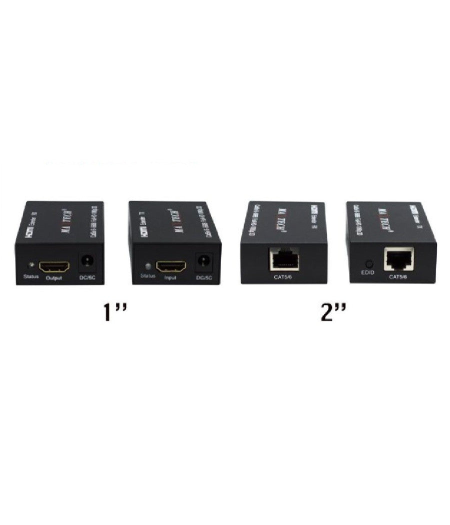 Estensore Hdmi Amplificatore Segnale Video 1080p Rj45 Cat5e Cat6 60mt Maxtech Ext-hdl01         