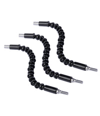 Estensore Trapano Cacciavite Ad Angolo 90° Snake Bit Flessibile Prolunga 2 Pz         