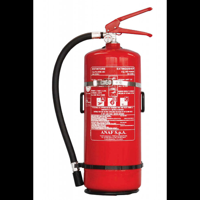 ESTINTORE C/MANOMETRO KG.6 POLV.