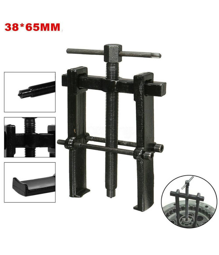 Estrattore Per Cuscinetti Separatore Cuscinetti Meccanici 2 Braccia 38x65mm         