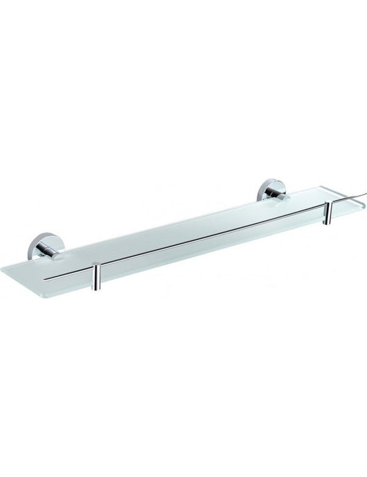 Mensola doccia a parete COLORADO con saliscendi in ottone cromato 60 cm