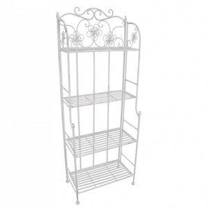 ÉTAGÈRE FLORIANCE 4 PIANI BIANCO ANTICO
