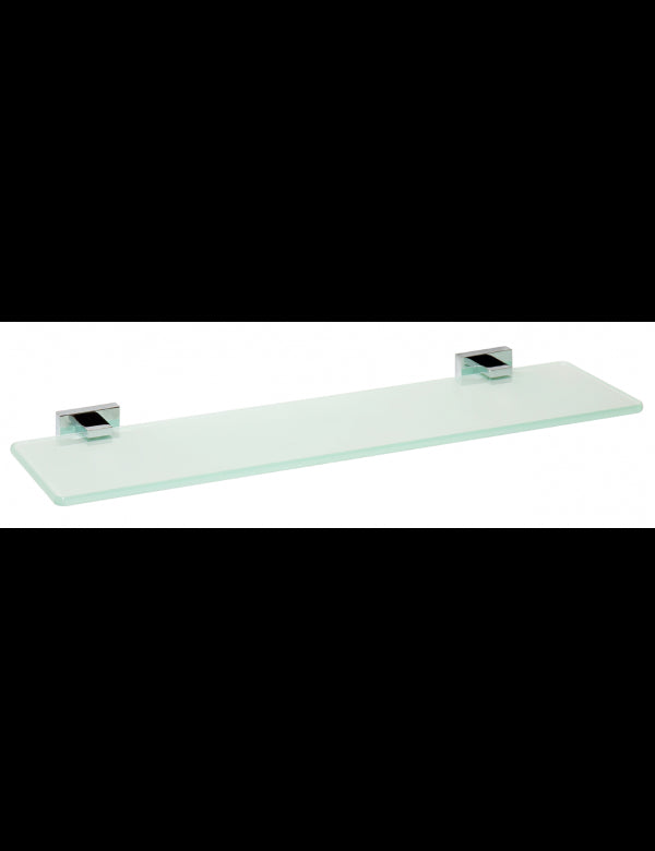 Mensola da parete per doccia in vetro PLAZA 14x52x3,5 cm