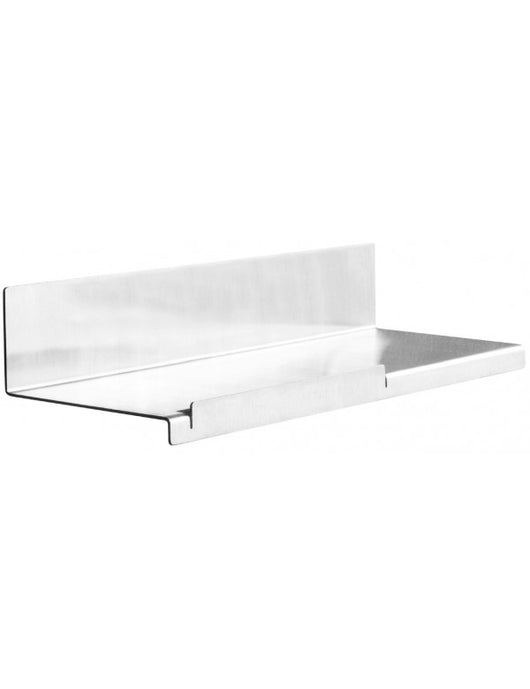 Mensola con portaoggetti NIVA in acciaio inox con adesivo 30 x5 x9,7 cm