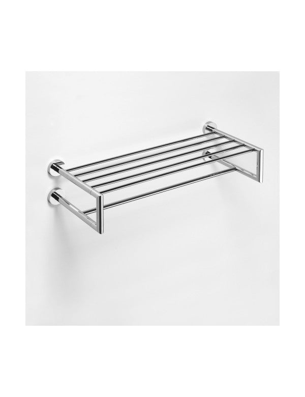 Portasciugamani con doppio trapezio OMEGA 65,5x16x22,5cm