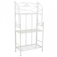 ÉTAGÈRE scaffale CLAUDE 3 PIANI BIANCO ANTICO