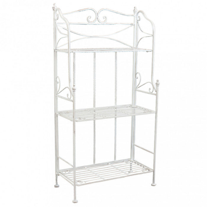 ÉTAGÈRE scaffale CLAUDE 3 PIANI BIANCO ANTICO