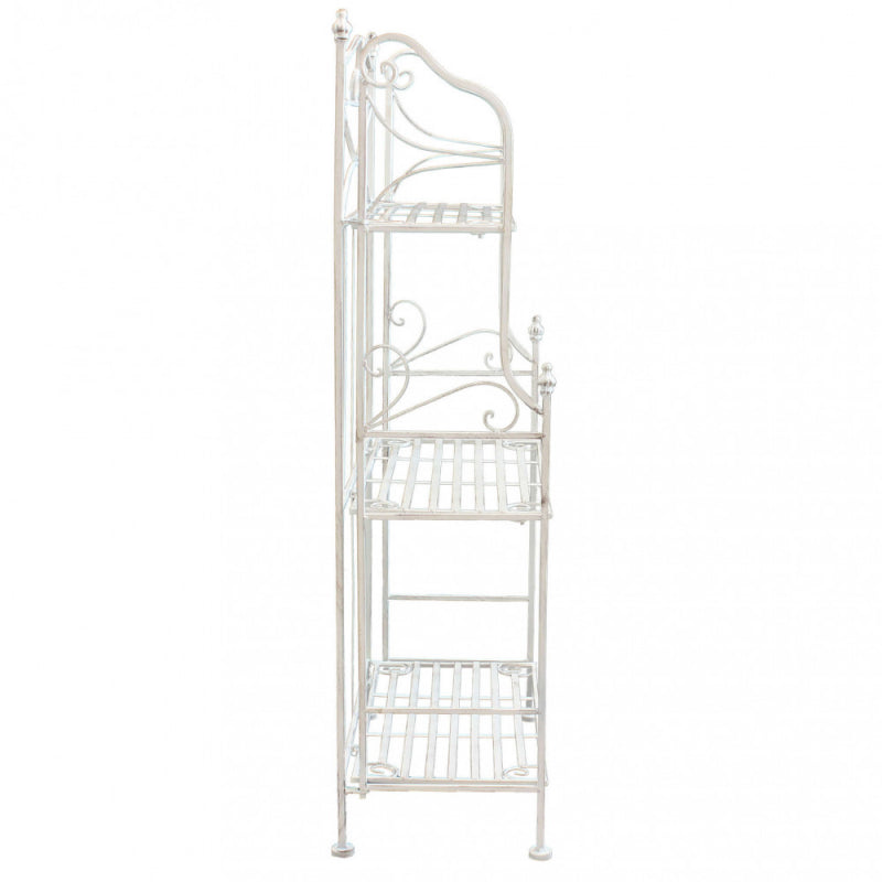 ÉTAGÈRE scaffale CLAUDE 3 PIANI BIANCO ANTICO