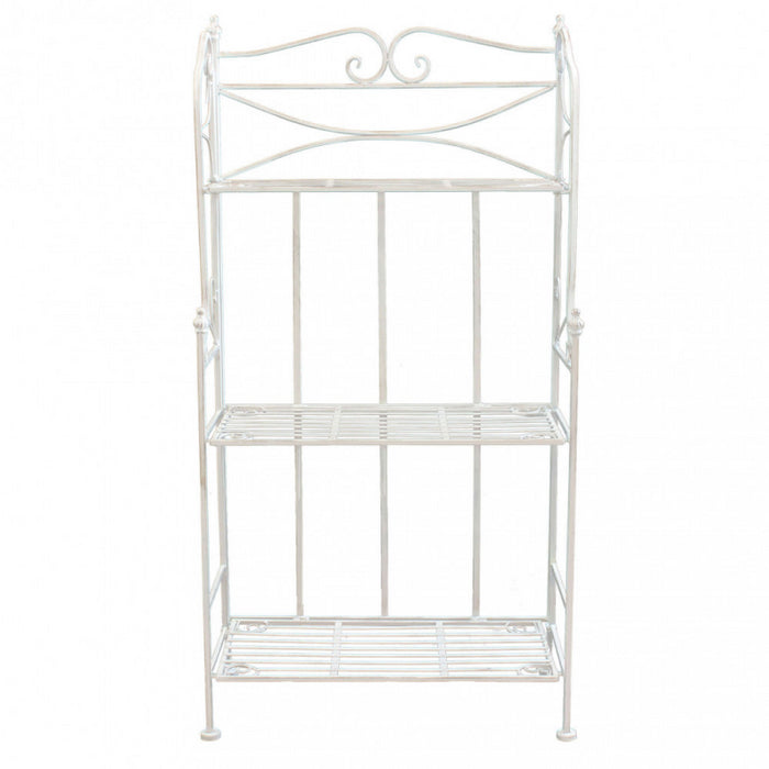 ÉTAGÈRE scaffale CLAUDE 3 PIANI BIANCO ANTICO