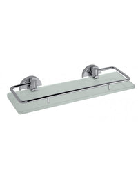 Mensola da parete per doccia in vetro con binario OMEGA 30x5,5x13cm