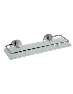 Mensola da parete per doccia in vetro con binario OMEGA 30x5,5x13cm