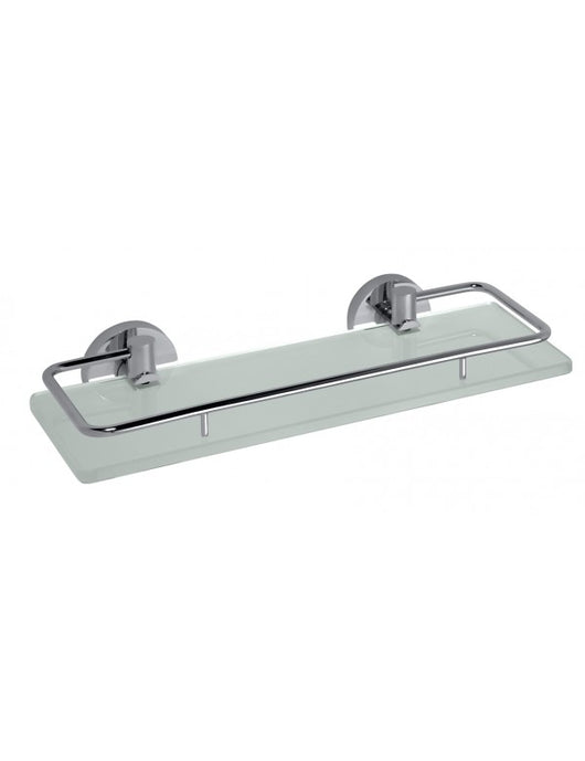 Mensola da parete per doccia in vetro con binario OMEGA 30x5,5x13cm