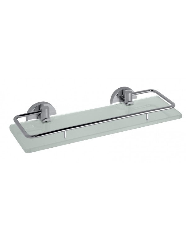 Mensola da parete per doccia in vetro con binario OMEGA 30x5,5x13cm