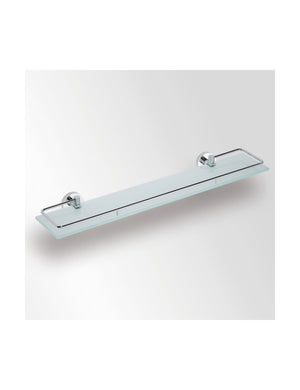 Mensola da parete per doccia in vetro con binario OMEGA 60x5,5x13cm