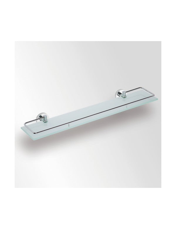 Mensola da parete per doccia in vetro con binario OMEGA 60x5,5x13cm