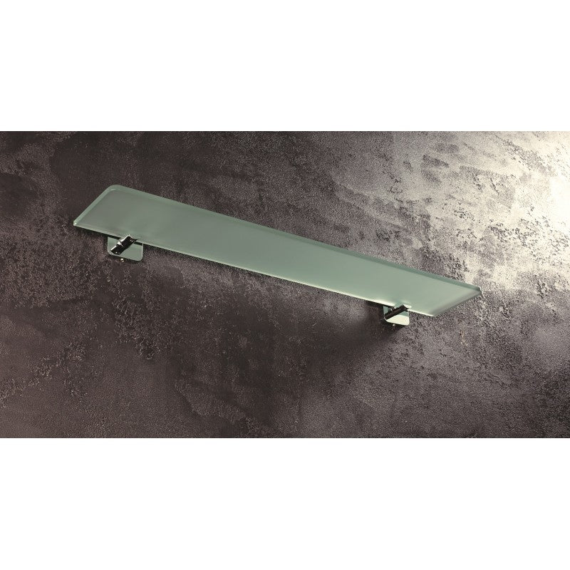 Mensola a muro per doccia in vetro TASI 60 x5 x13,2 cm