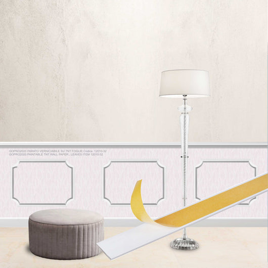 KIT 2mq di Boiserie Già tagliate Autoadesive in Polistrutturato pronte in 5min Mod. NICOLE