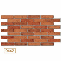 Pannelli 3D Rivestimento a parete in PVC effetto pietra,mattoni,ceramiche, legno Realistici e isolanti. - 0442 (mis.971x498mm)