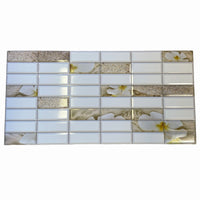 MAXI Pannelli 3D HI-RES Rivestimento a parete in PVC - PIASTRELLE ZEN- Realistici e isolanti.