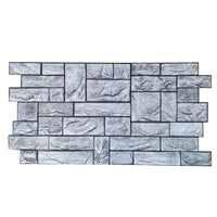 MAXI Pannelli 3D HI-RES Rivestimento a parete in PVC - PIETRA MASSICCIA- Realistici e isolanti.