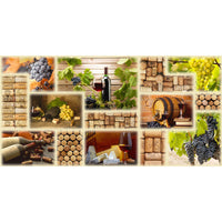 Pannelli 3D Rivestimento a parete in PVC effetto CANTINA DEI VINI Realistici e isolanti.