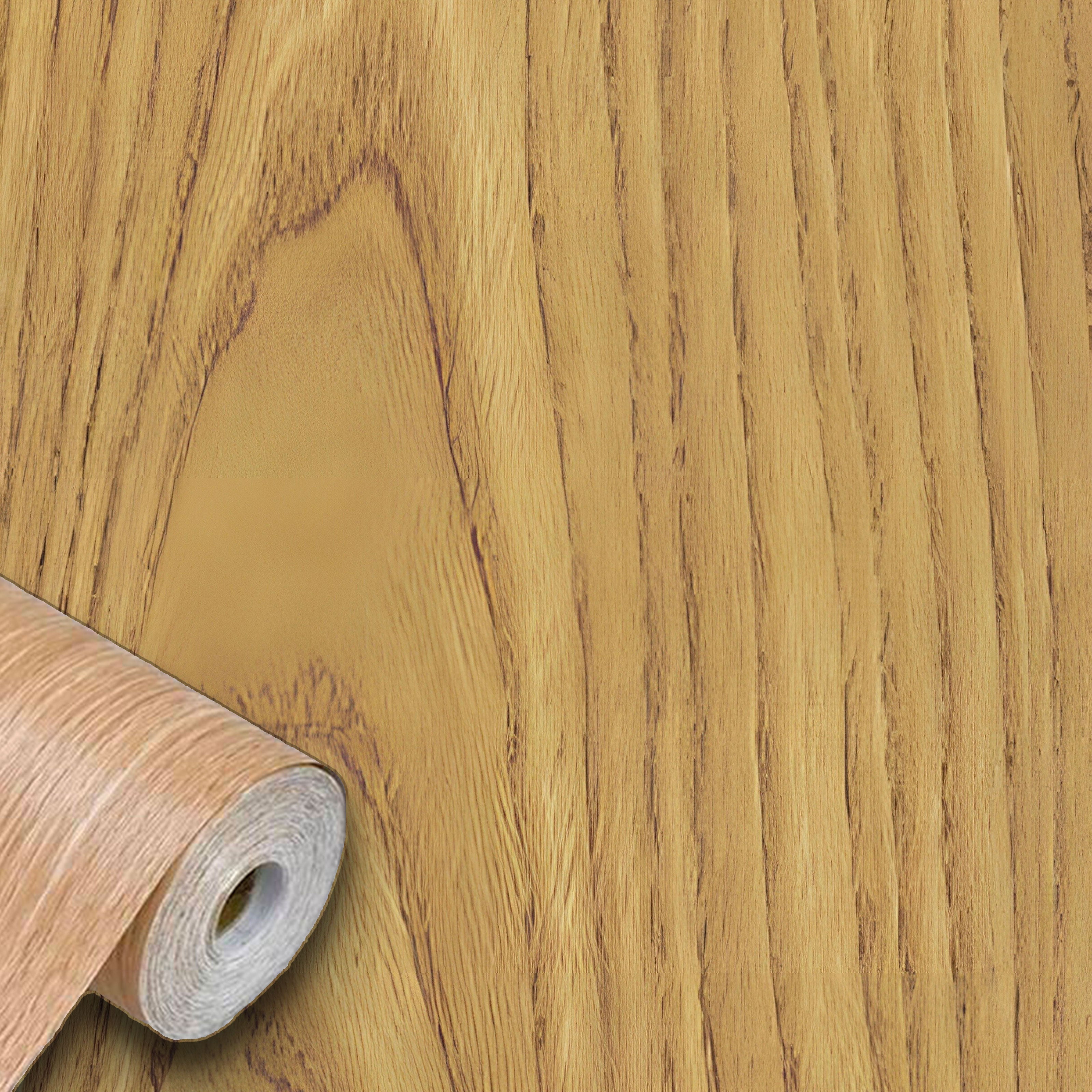 Rotolo MAXI FORMATO 90cm x 15mt di pellicola adesiva effetto TEAK 3d HD per mobili o tavoli pizzeria