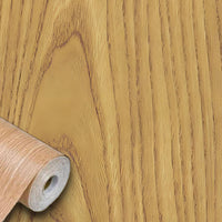 Rotolo MAXI FORMATO 90cm x 15mt di pellicola adesiva effetto TEAK 3d HD per mobili o tavoli pizzeria