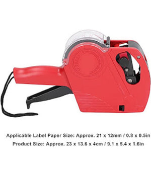Etichettatrice Manuale Per Cartellini Prezzo A 8 Cifre Magazzino Negozio Tx-9100         