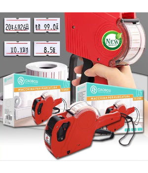 Etichettatrice Manuale Per Cartellini Prezzo A 8 Cifre Magazzino Negozio Tx-9100         