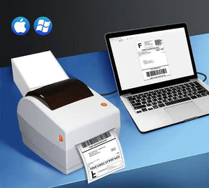 stampante termica tp403x per etichette termiche da 25 a 115 mm di ampiezza, collegamento usb bluetooth al pc, ideale per spedizioni e stampa di etichette cod:ferx.etinextlab01.stock