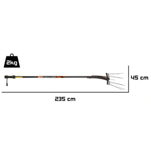 Etna Tremor 240 - Abbacchiatore Elettrico 12V Scuotitore per Olive 370W 1110 bpm con Prolunga