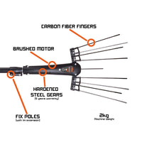 Etna Tremor 240 - Abbacchiatore Elettrico 12V Scuotitore per Olive 370W 1110 bpm con Prolunga