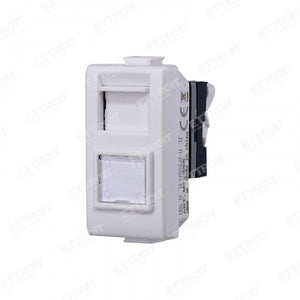 ETTROIT CONNETTORE RJ45 CAT6 compatibile matix bticino| MT2356 - ETTROIT
