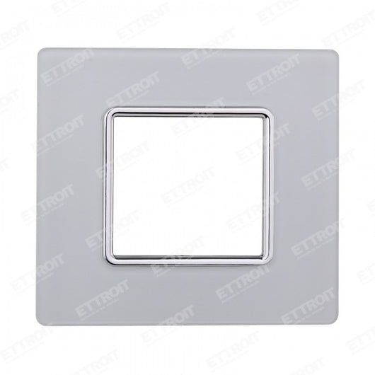 ETTROIT PLACCA VETRO 2P BIANCO compatibile matix bticino| MT84201 - ETTROIT