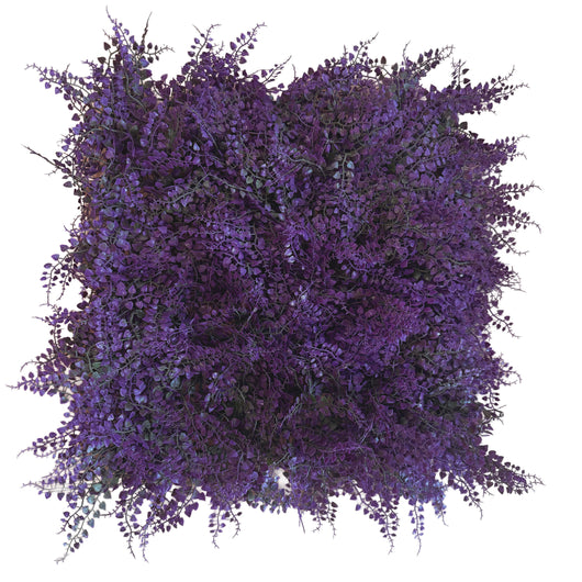 Pannelli Verde Verticale 50×50 cm Ultra-realistici e folti, per interno/esterno EUCALIPTO VIOLA - Eternal Parquet