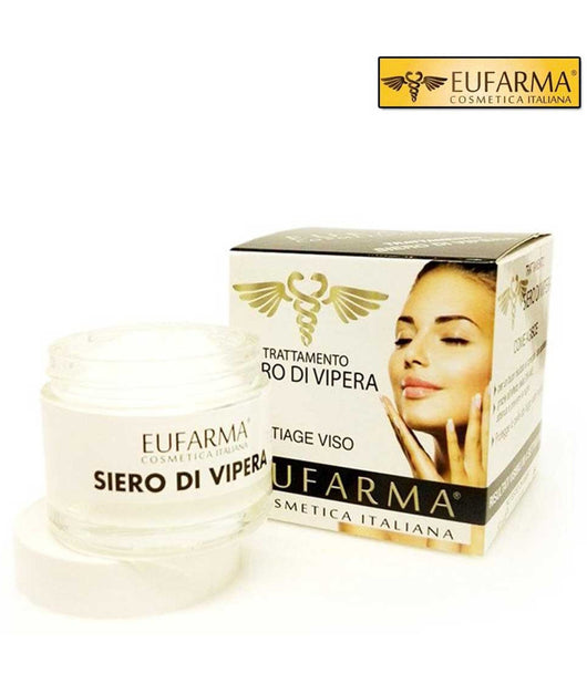 Eufarma Crema Trattamento Viso Siero Di Vipera Barattolo In Vetro 50ml Cosmetica         