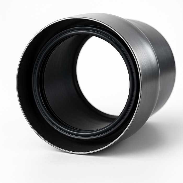 Guarnizione siliconica h.12 mm canna fumaria doppia parete tenuta ermetica *** misura Ø 80/130 mm, confezione 1