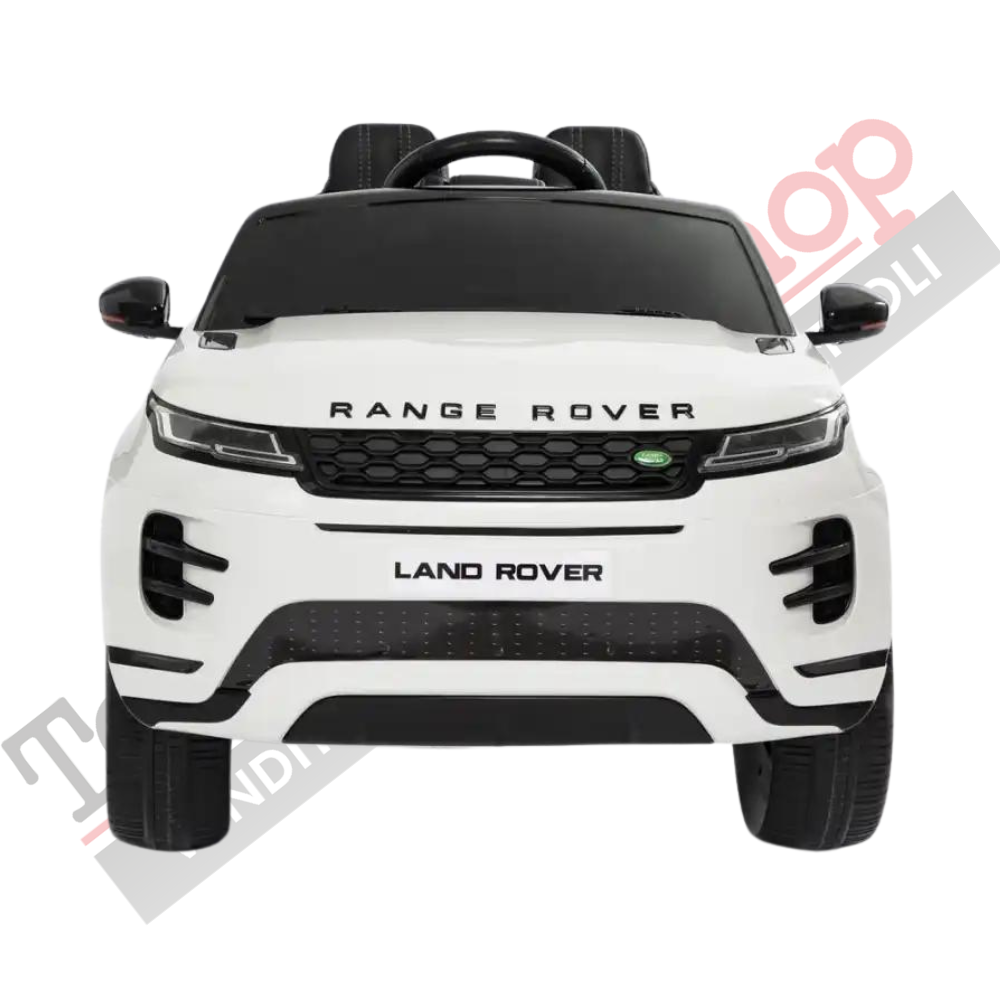 Auto Elettrica Macchina per Bambini LAND ROVER EVOQUE 12V con Monitor 4" Lettore Mp3 -Bianco