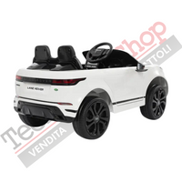 Auto Elettrica Macchina per Bambini LAND ROVER EVOQUE 12V con Monitor 4" Lettore Mp3 -Bianco