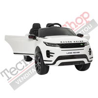 Auto Elettrica Macchina per Bambini LAND ROVER EVOQUE 12V con Monitor 4" Lettore Mp3 -Bianco
